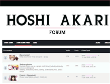 Tablet Screenshot of hoshiakaridub.com